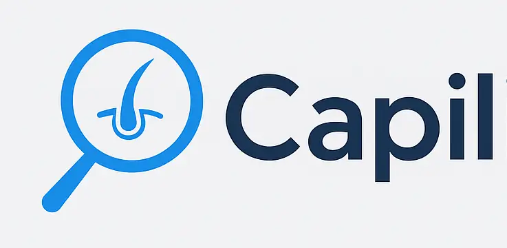 clínica capilar logotipo de la marca
